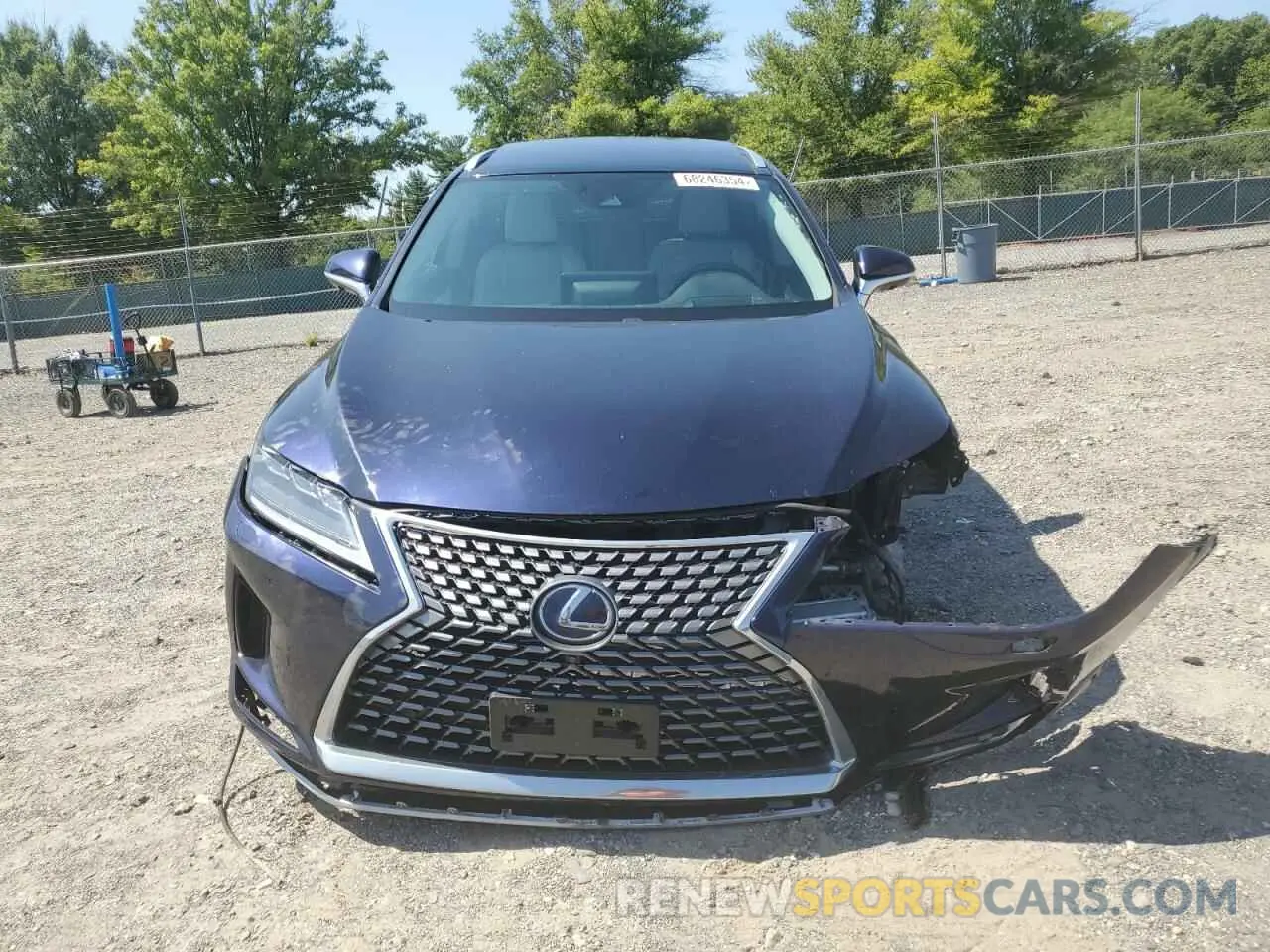 5 Photograph of a damaged car 2T2JGMDA6LC052510 LEXUS RX450 2020
