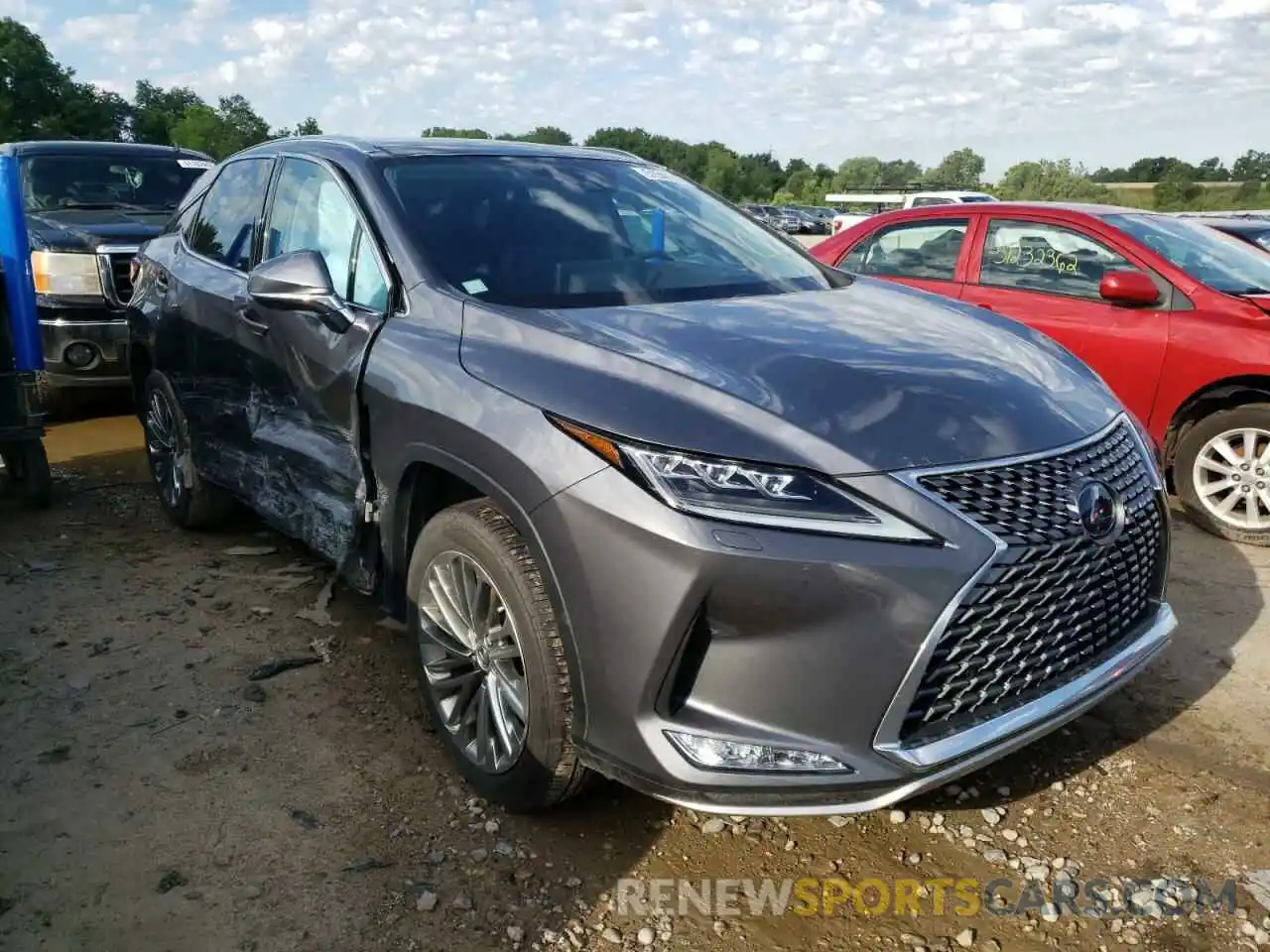 1 Photograph of a damaged car 2T2JGMDA7LC046473 LEXUS RX450 2020