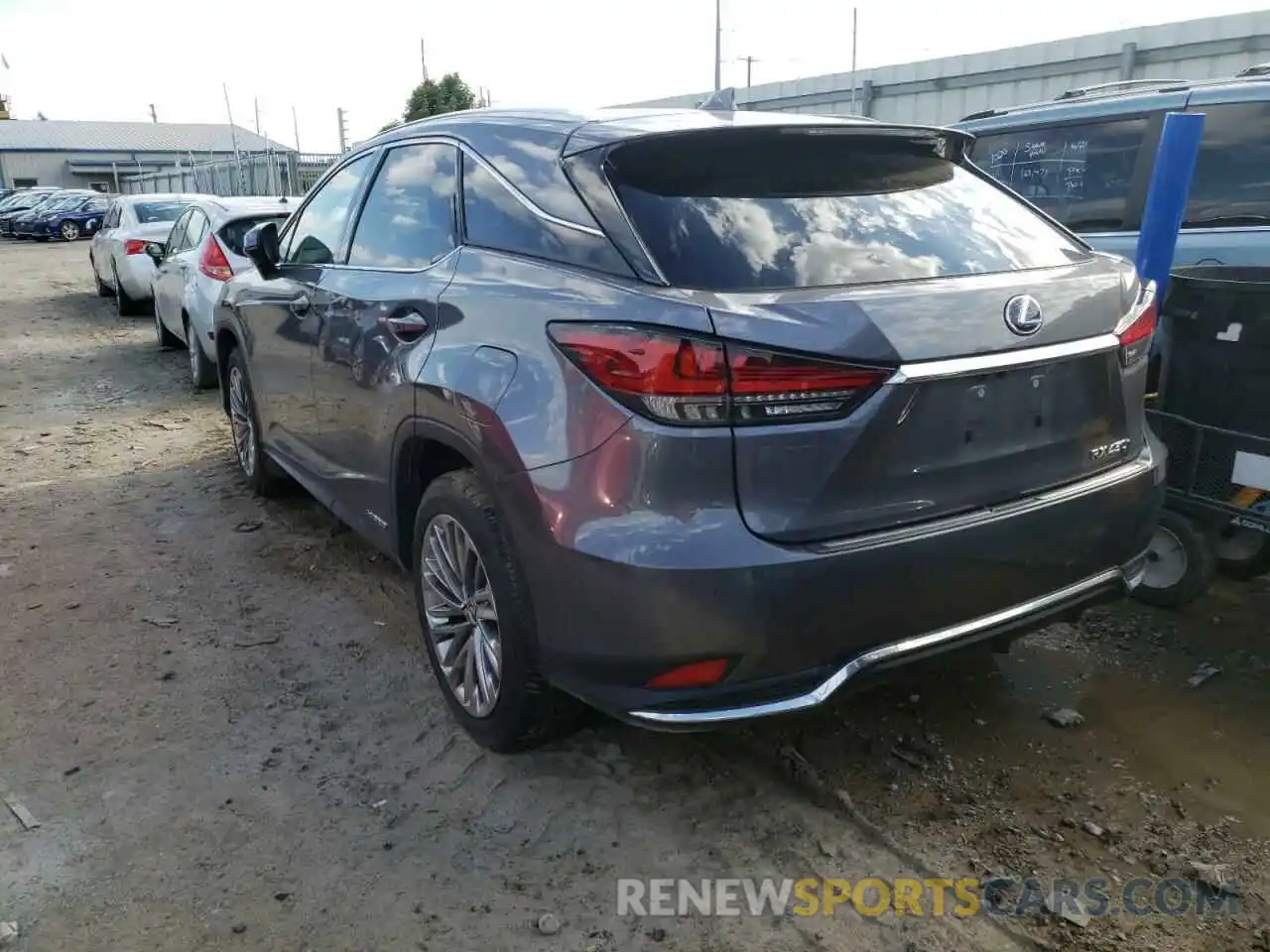 3 Photograph of a damaged car 2T2JGMDA7LC046473 LEXUS RX450 2020