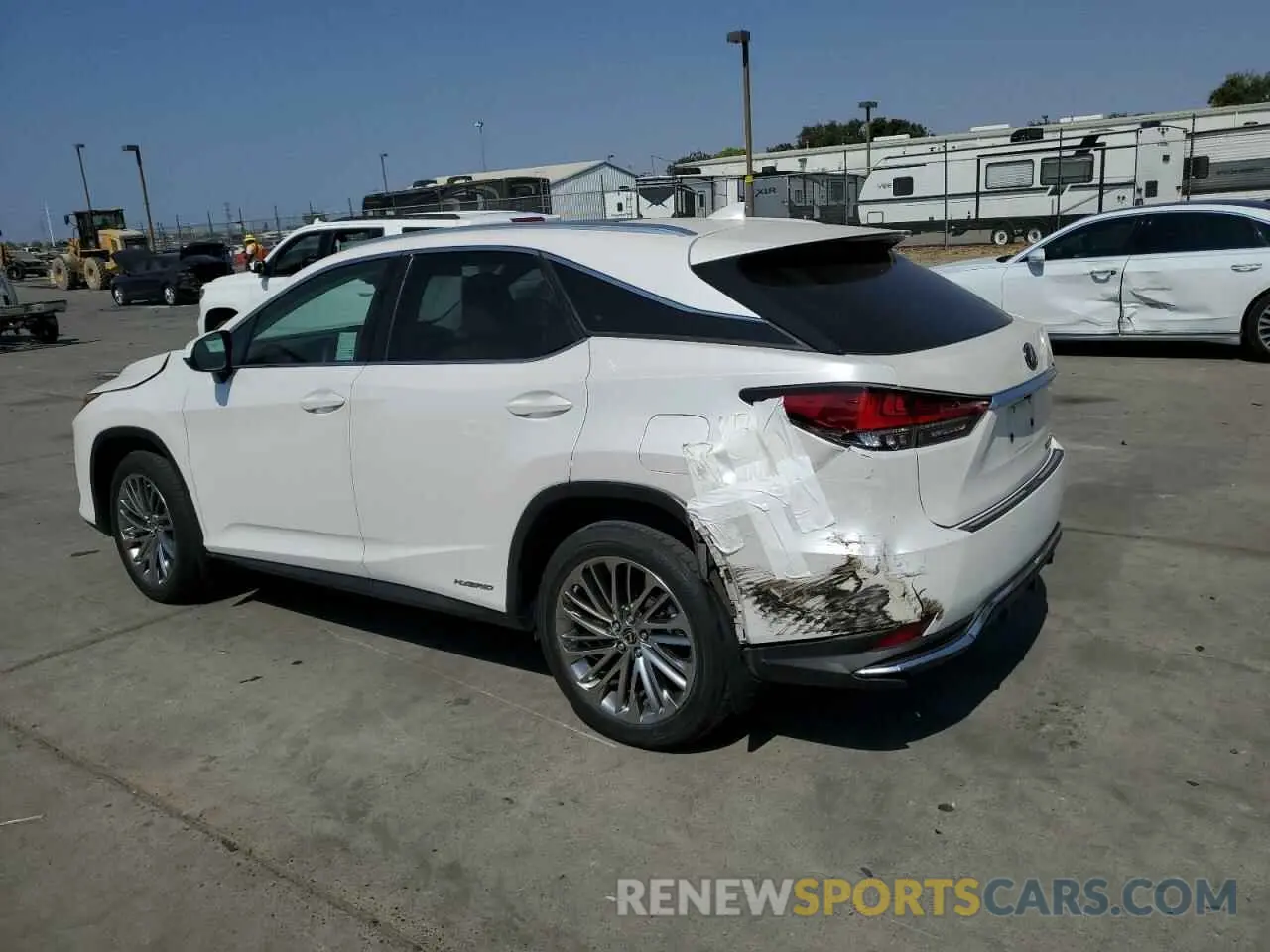 2 Photograph of a damaged car 2T2JGMDA7LC055254 LEXUS RX450 2020