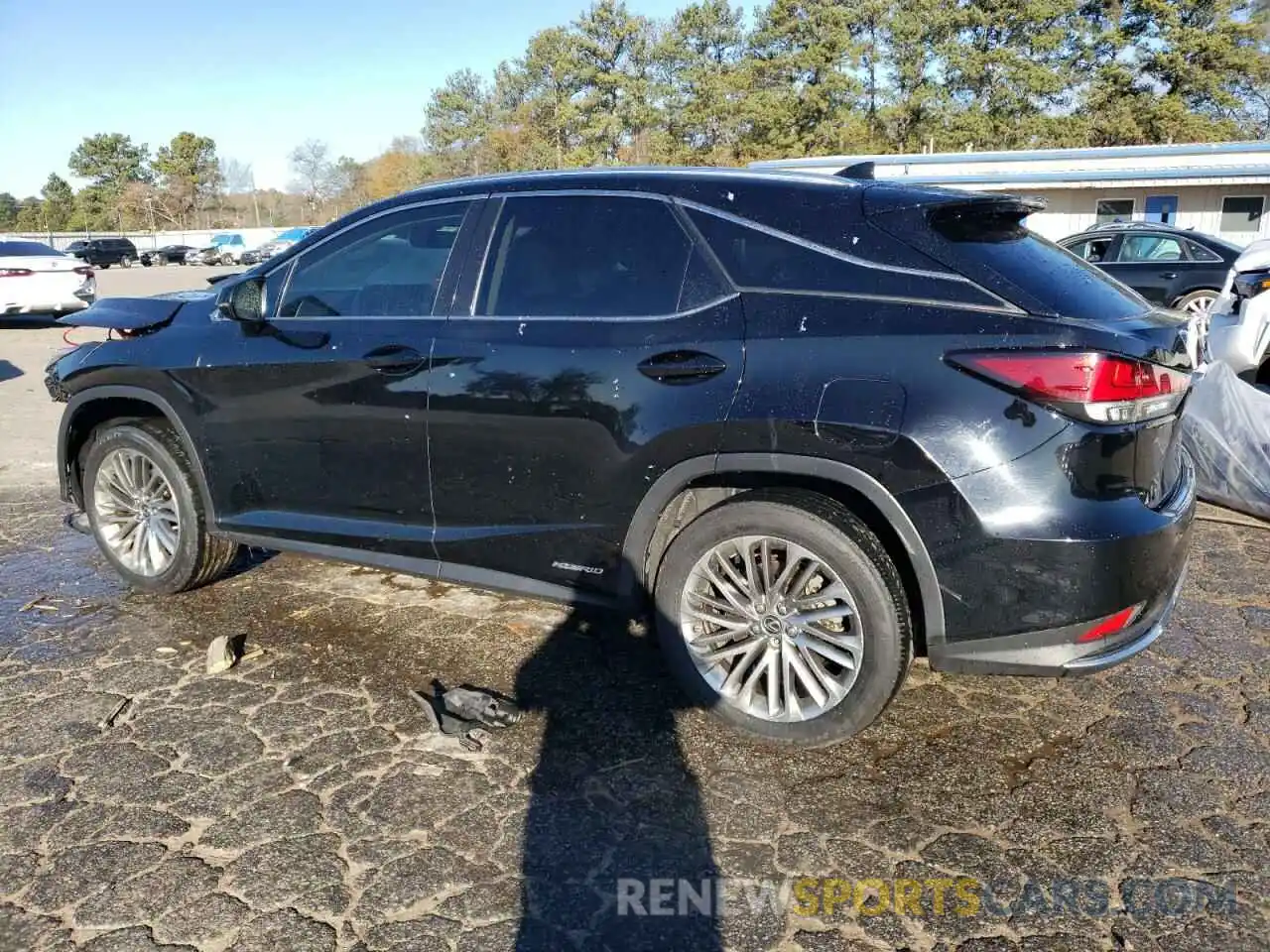 2 Photograph of a damaged car 2T2JGMDA8LC044540 LEXUS RX450 2020