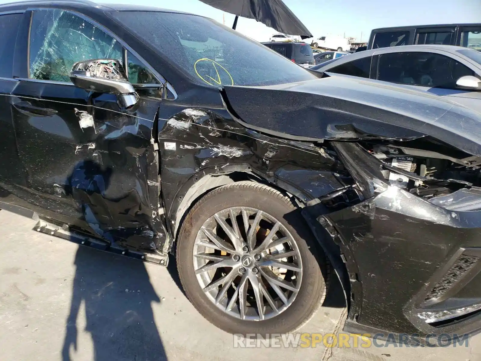 9 Photograph of a damaged car 2T2YGMDA1LC043678 LEXUS RX450 2020