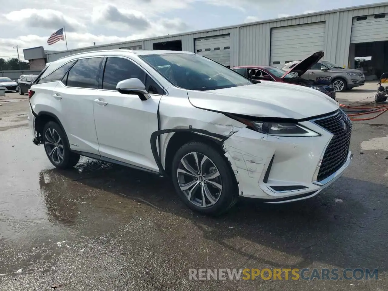 4 Photograph of a damaged car JTJHGKFA1L2015297 LEXUS RX450 2020