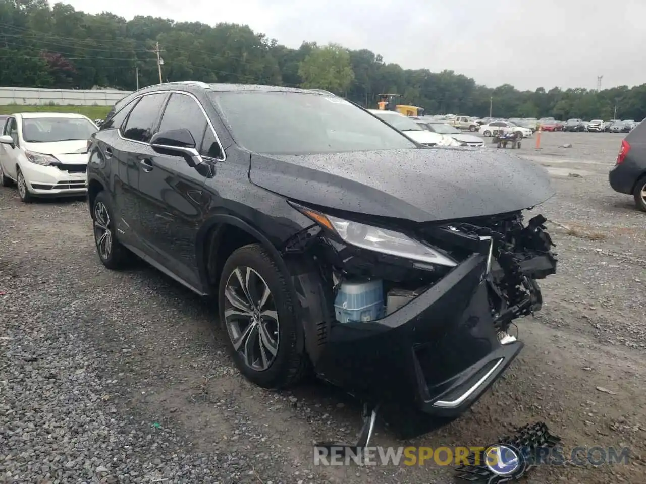 1 Photograph of a damaged car JTJHGKFA4L2010255 LEXUS RX450 2020