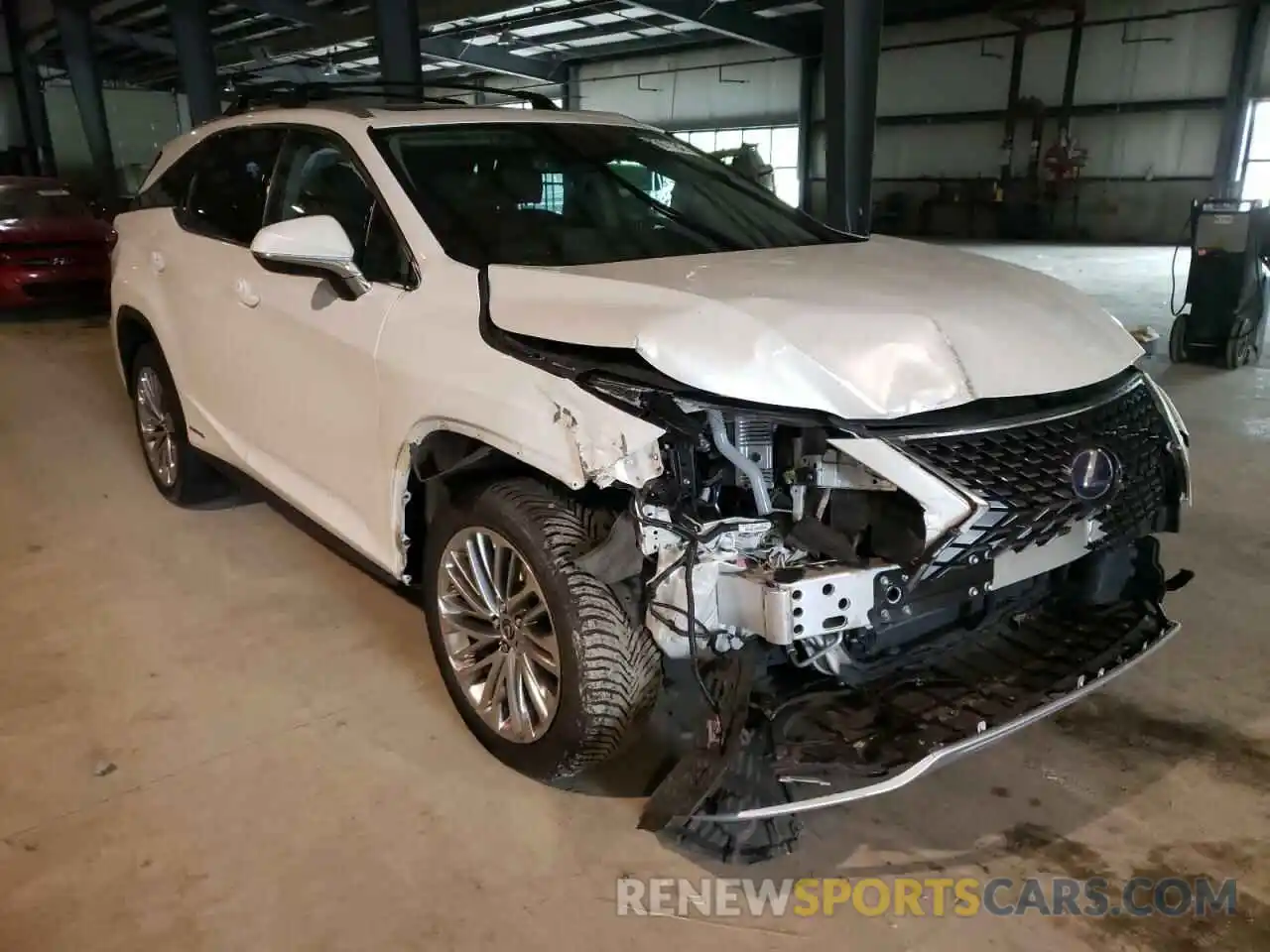 1 Photograph of a damaged car JTJJGKFA1L2009338 LEXUS RX450 2020