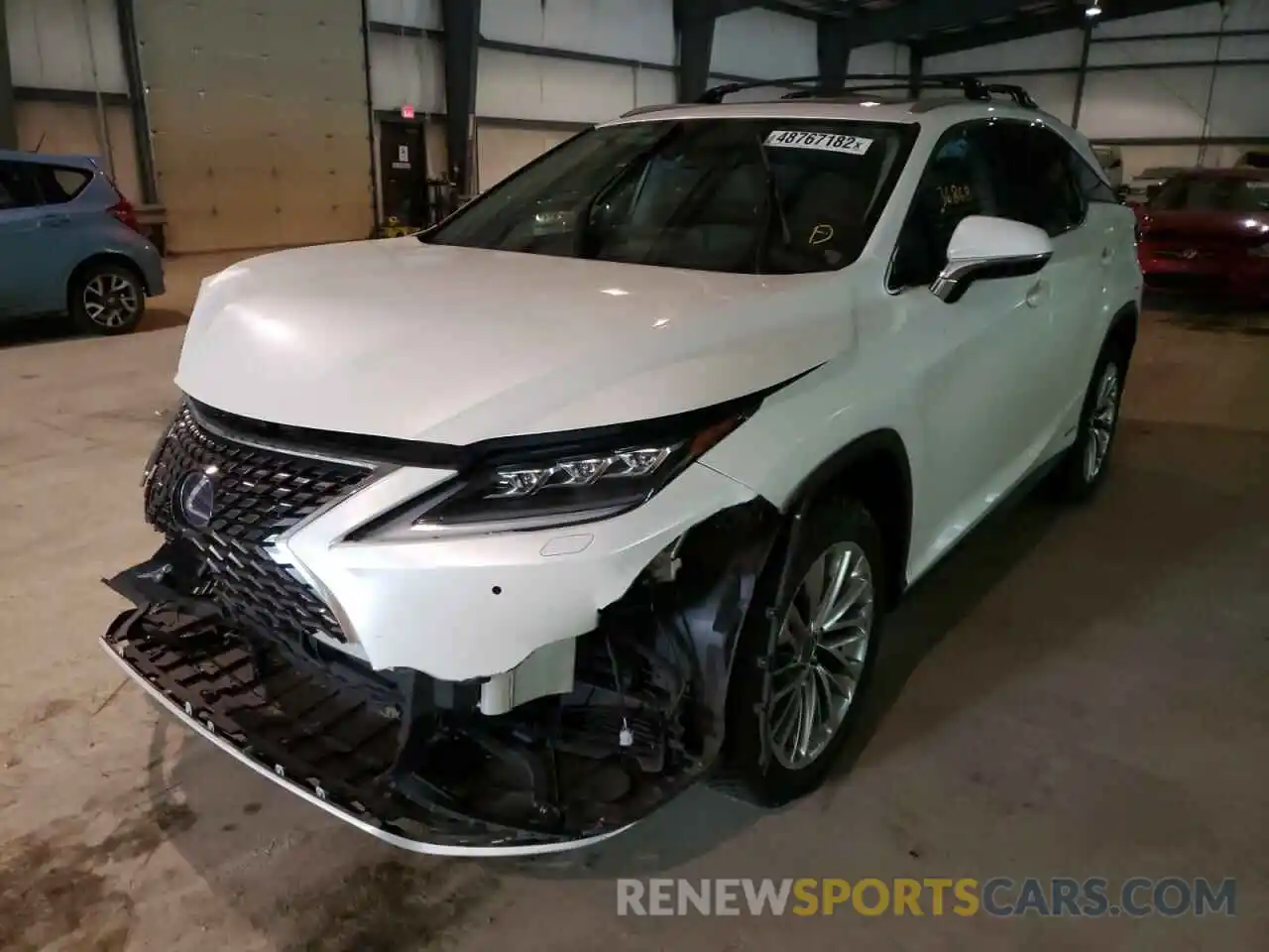 2 Photograph of a damaged car JTJJGKFA1L2009338 LEXUS RX450 2020