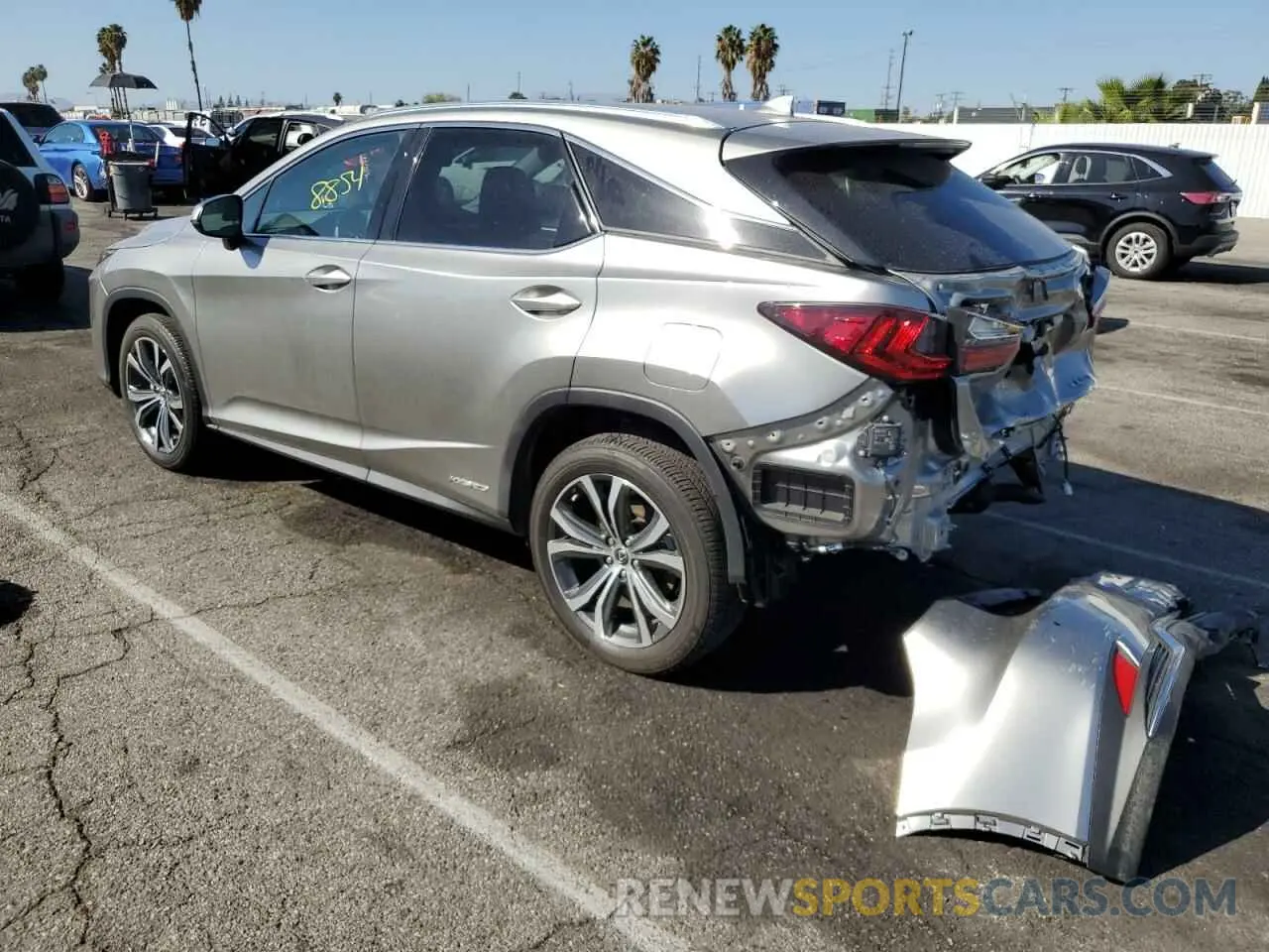 3 Photograph of a damaged car 2T2HGMDA2MC067280 LEXUS RX450 2021