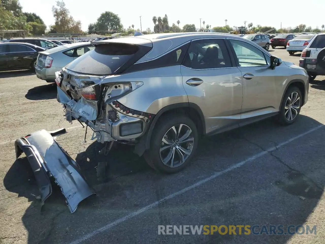 4 Photograph of a damaged car 2T2HGMDA2MC067280 LEXUS RX450 2021