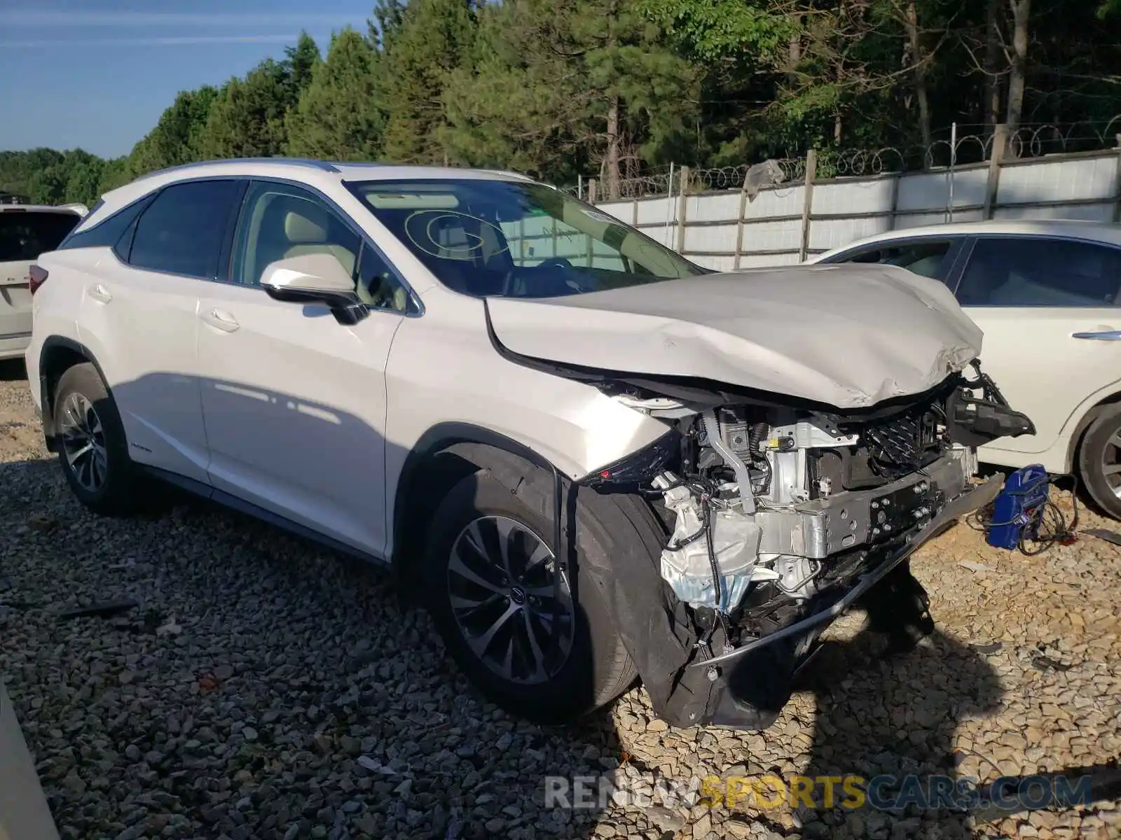 1 Photograph of a damaged car 2T2HGMDA3MC061245 LEXUS RX450 2021