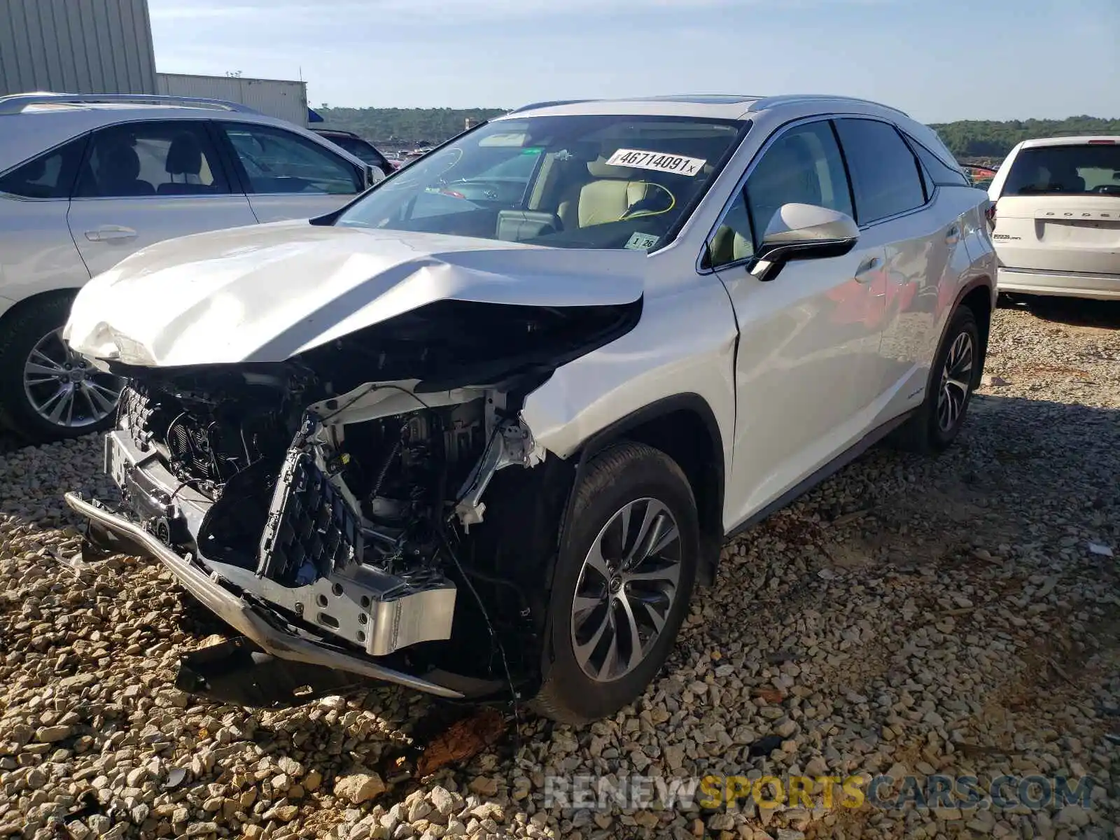 2 Photograph of a damaged car 2T2HGMDA3MC061245 LEXUS RX450 2021