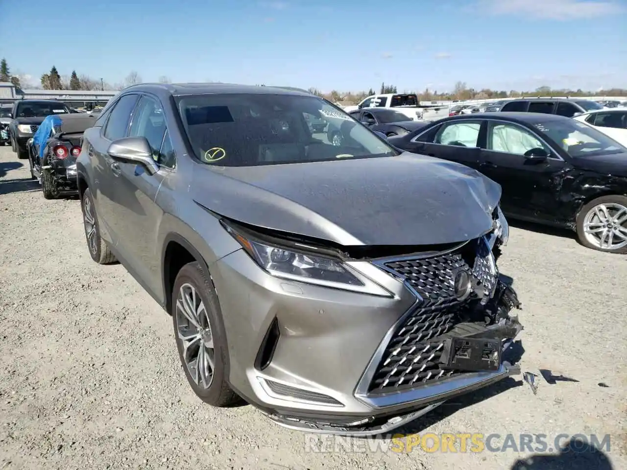 1 Photograph of a damaged car 2T2HGMDA3MC062489 LEXUS RX450 2021