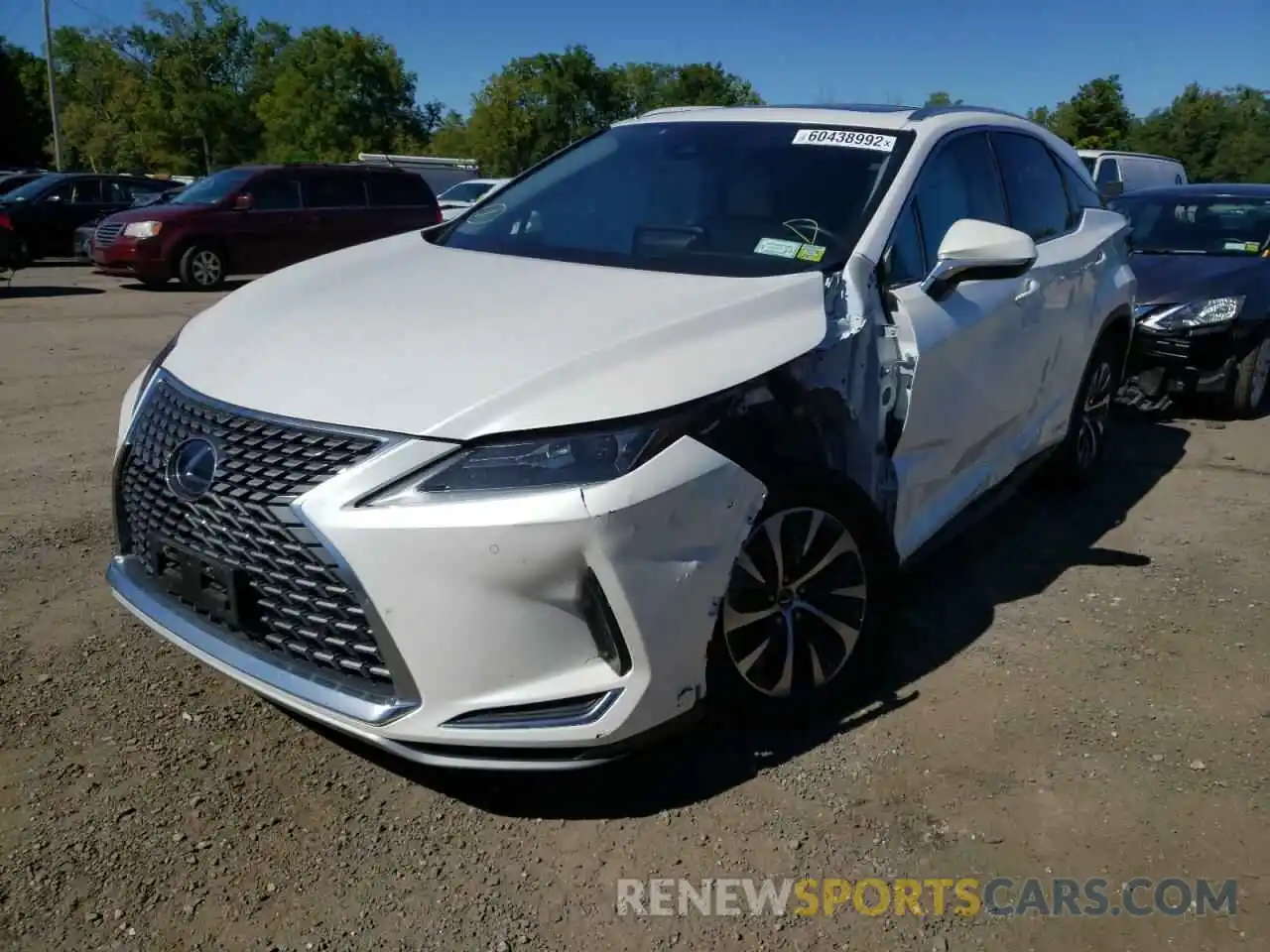 2 Photograph of a damaged car 2T2HGMDA3MC063299 LEXUS RX450 2021