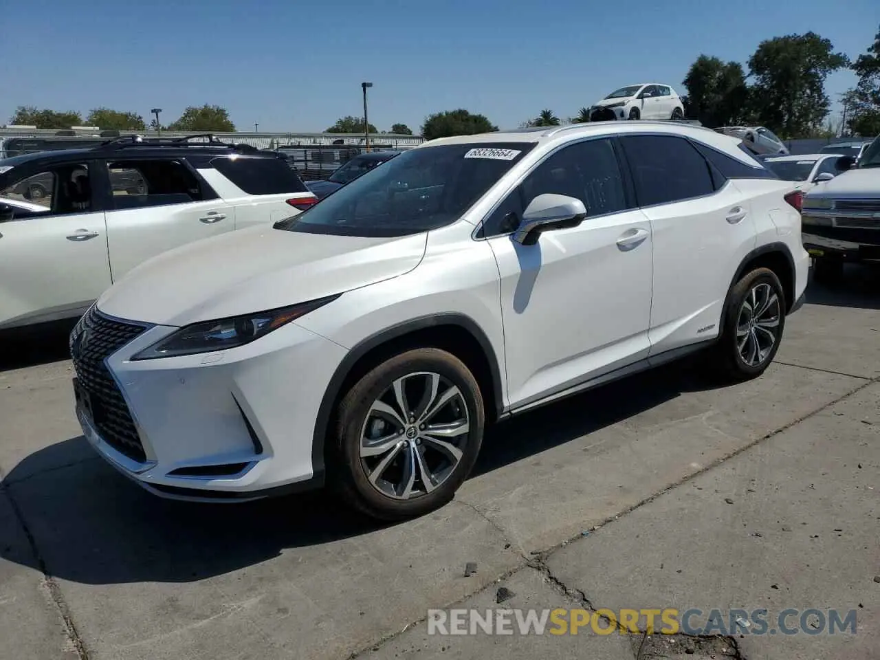 1 Photograph of a damaged car 2T2HGMDA4MC059228 LEXUS RX450 2021