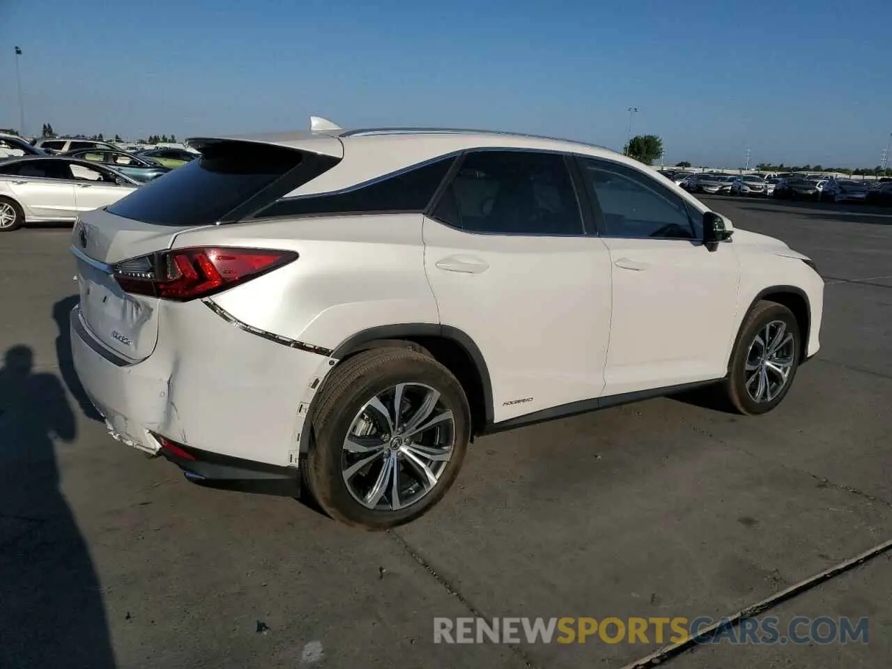 3 Photograph of a damaged car 2T2HGMDA4MC059228 LEXUS RX450 2021