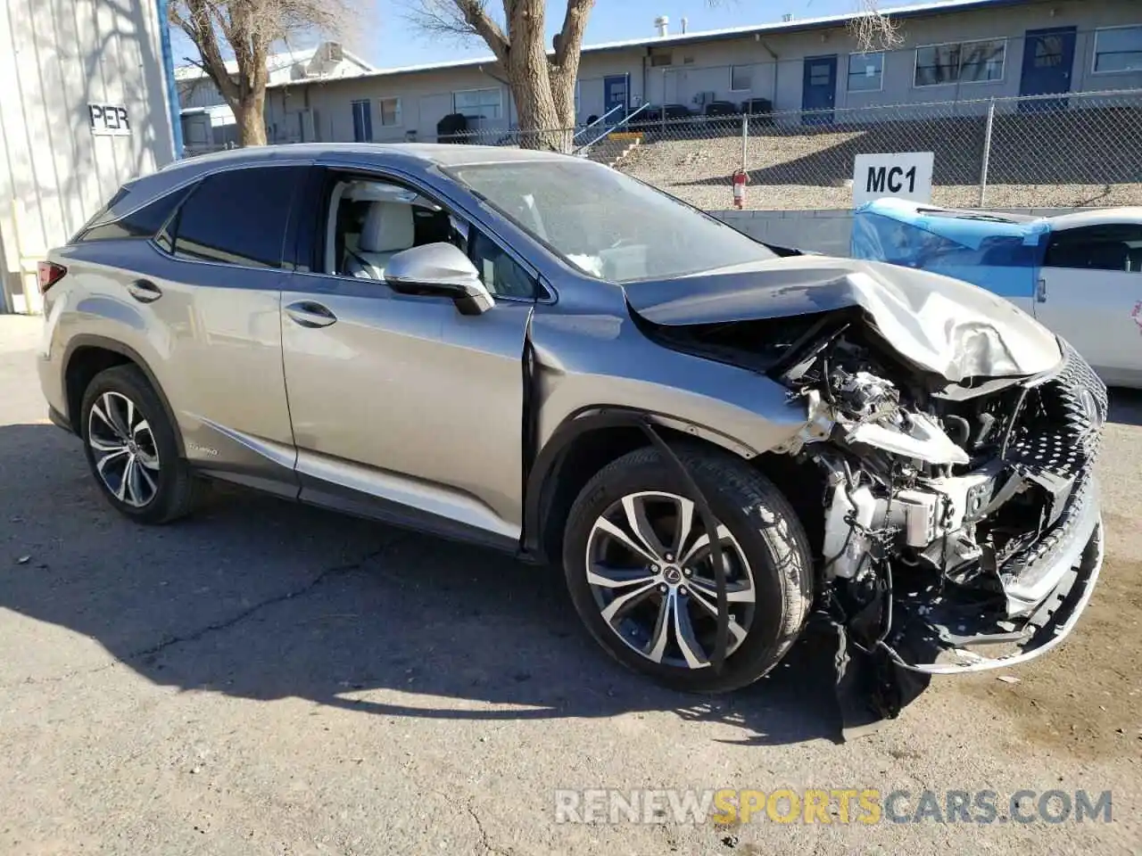 4 Photograph of a damaged car 2T2HGMDA5MC061599 LEXUS RX450 2021