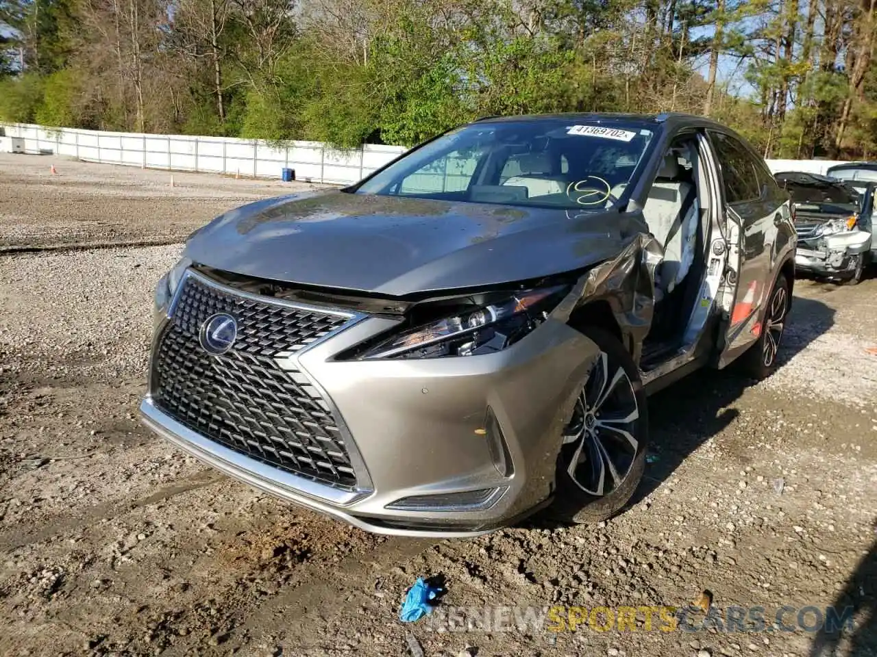 2 Photograph of a damaged car 2T2HGMDA5MC064163 LEXUS RX450 2021