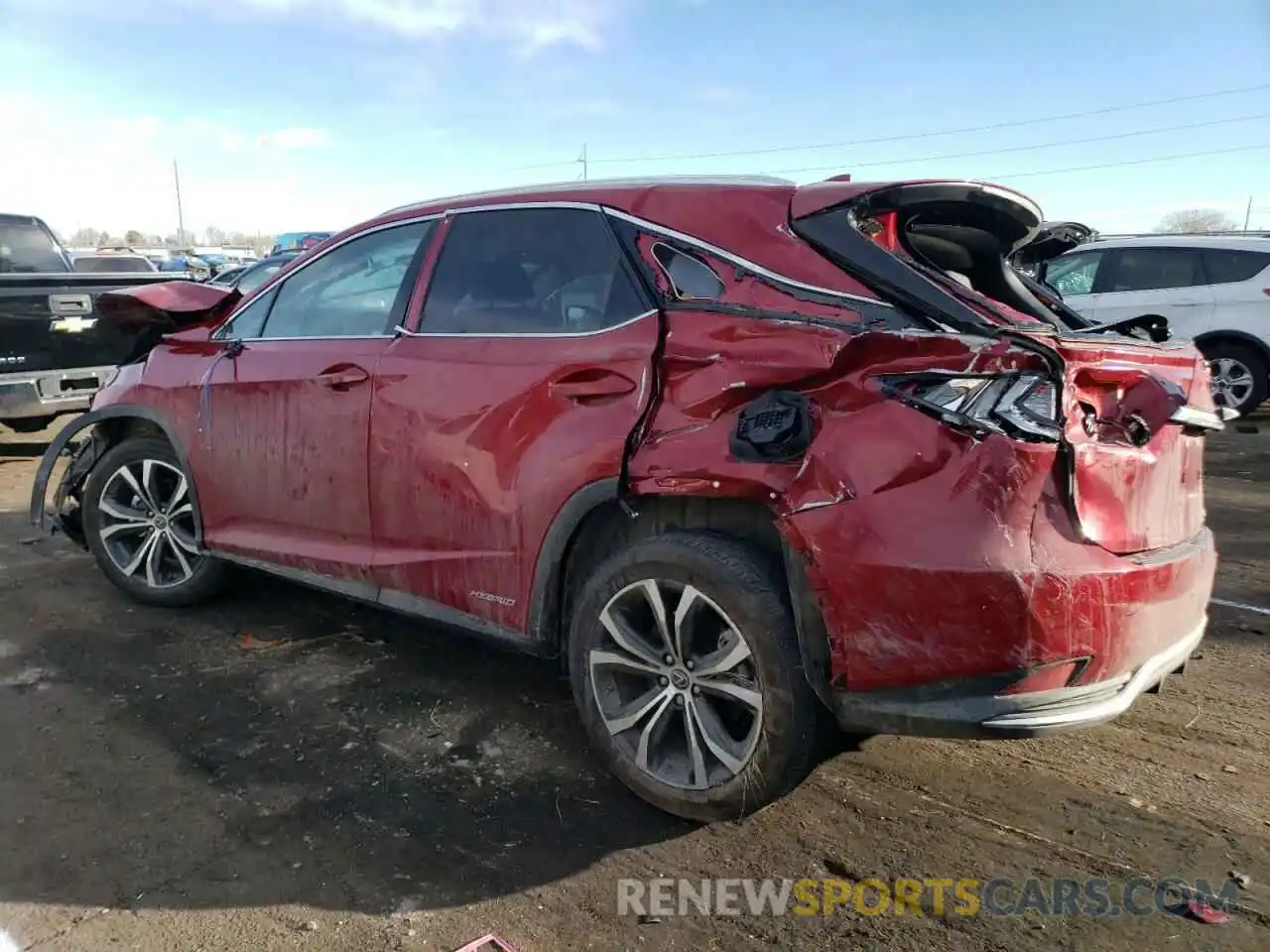 2 Photograph of a damaged car 2T2HGMDA5MC066804 LEXUS RX450 2021