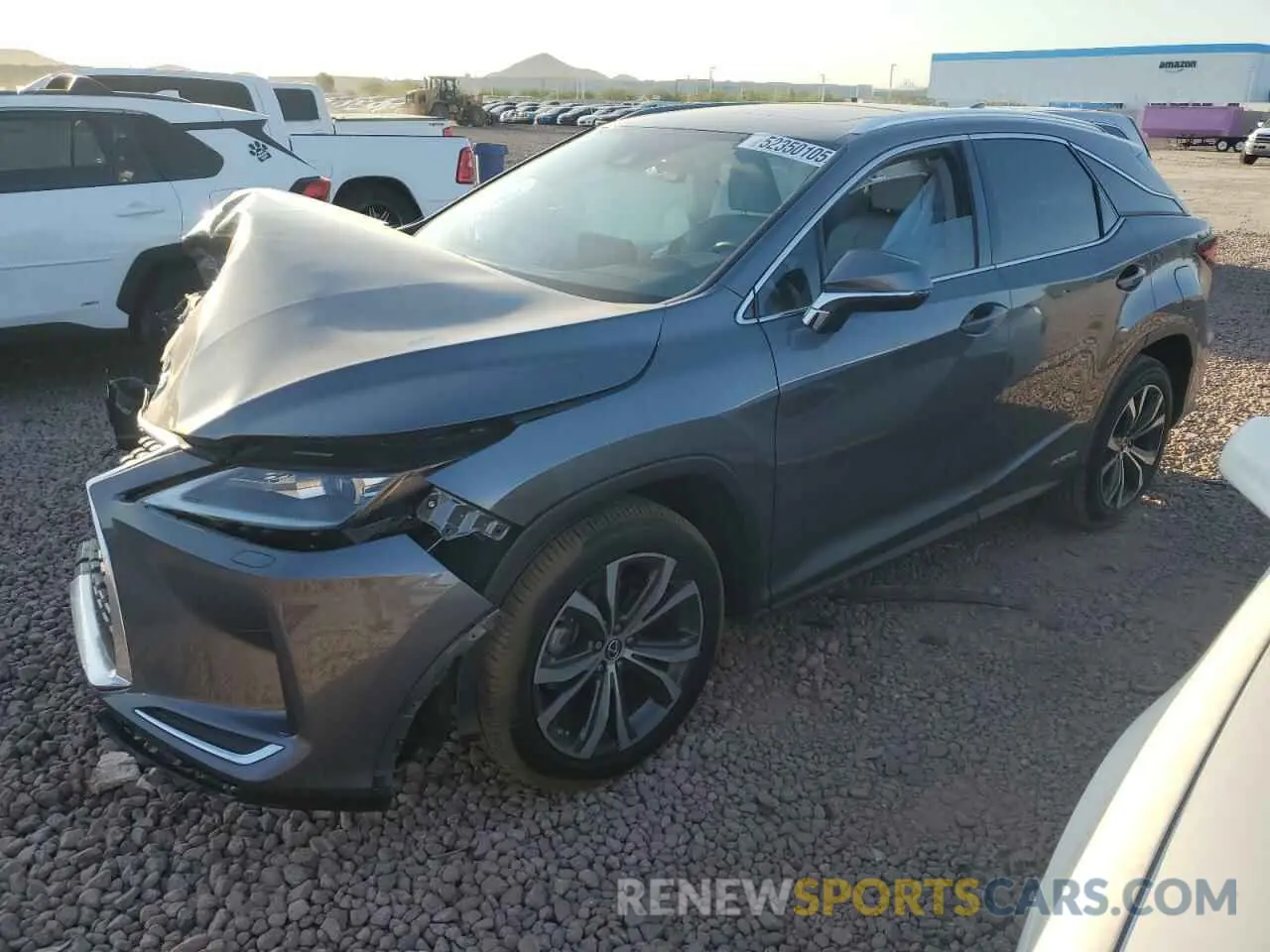 1 Photograph of a damaged car 2T2HGMDA5MC067791 LEXUS RX450 2021