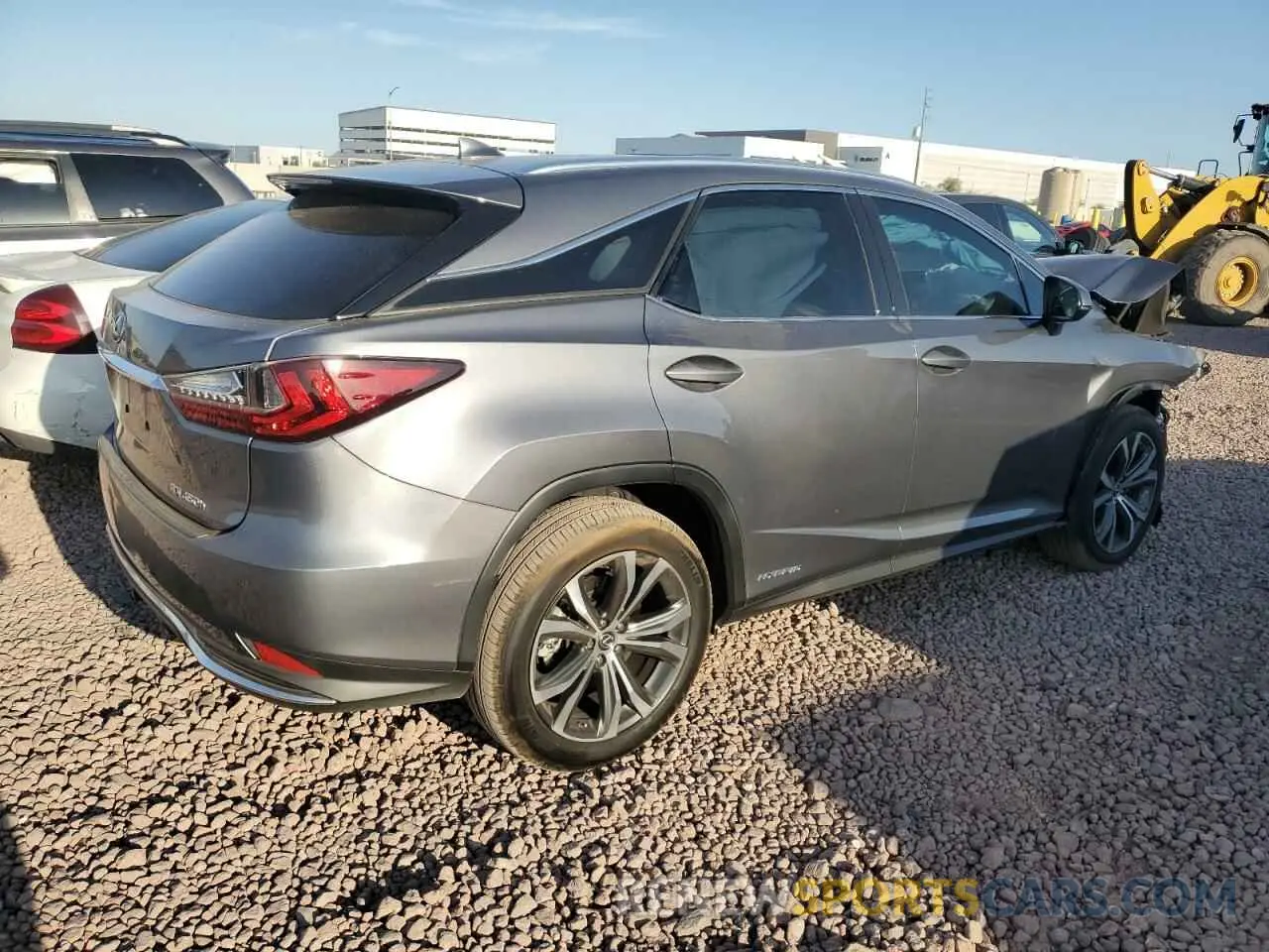 3 Photograph of a damaged car 2T2HGMDA5MC067791 LEXUS RX450 2021