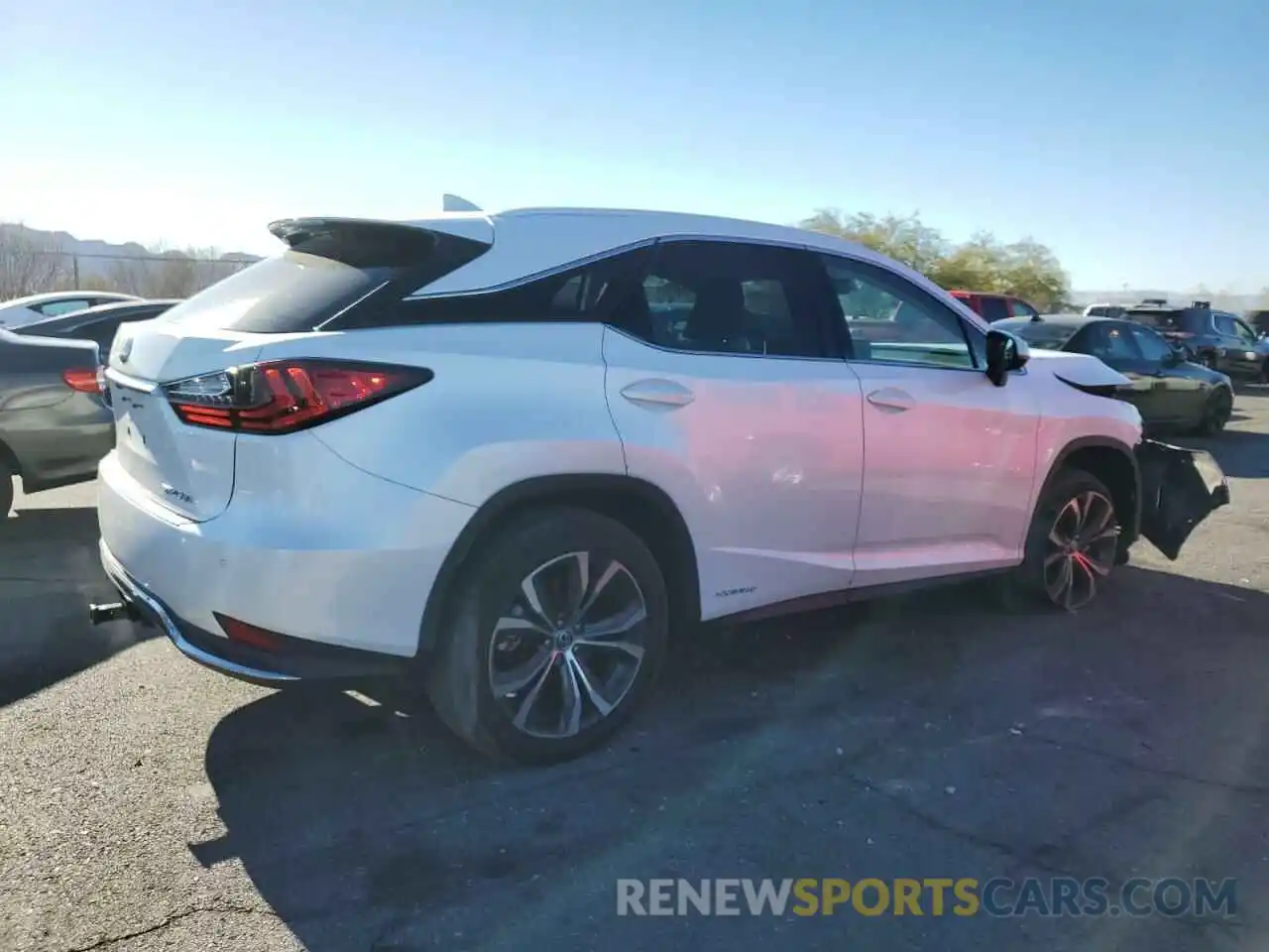 3 Photograph of a damaged car 2T2HGMDA7MC063967 LEXUS RX450 2021