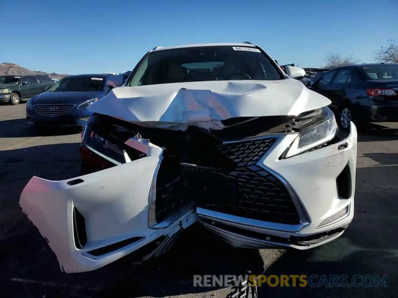 5 Photograph of a damaged car 2T2HGMDA7MC063967 LEXUS RX450 2021