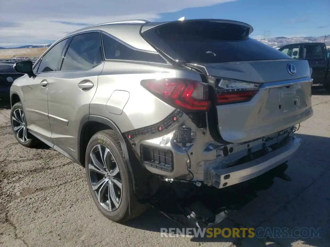 3 Photograph of a damaged car 2T2HGMDA8MC067946 LEXUS RX450 2021