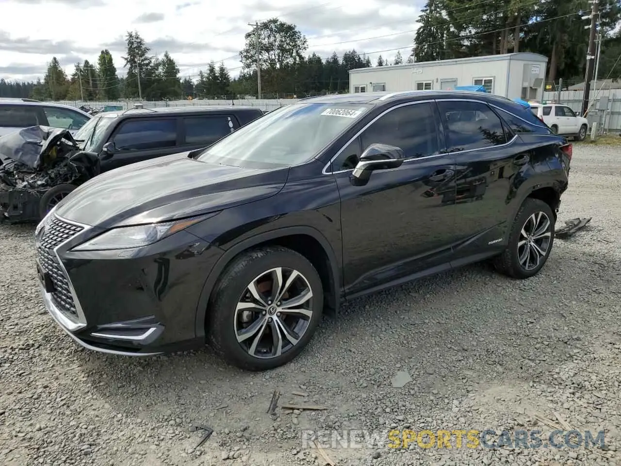 1 Photograph of a damaged car 2T2HGMDA9MC064263 LEXUS RX450 2021