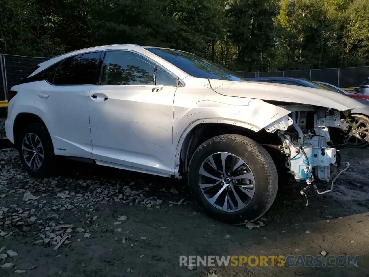 4 Photograph of a damaged car 2T2HGMDA9MC064697 LEXUS RX450 2021