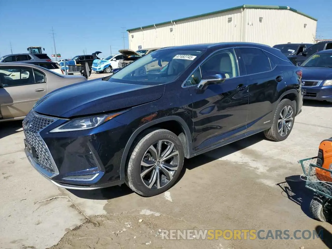 1 Photograph of a damaged car 2T2HGMDAXMC057838 LEXUS RX450 2021