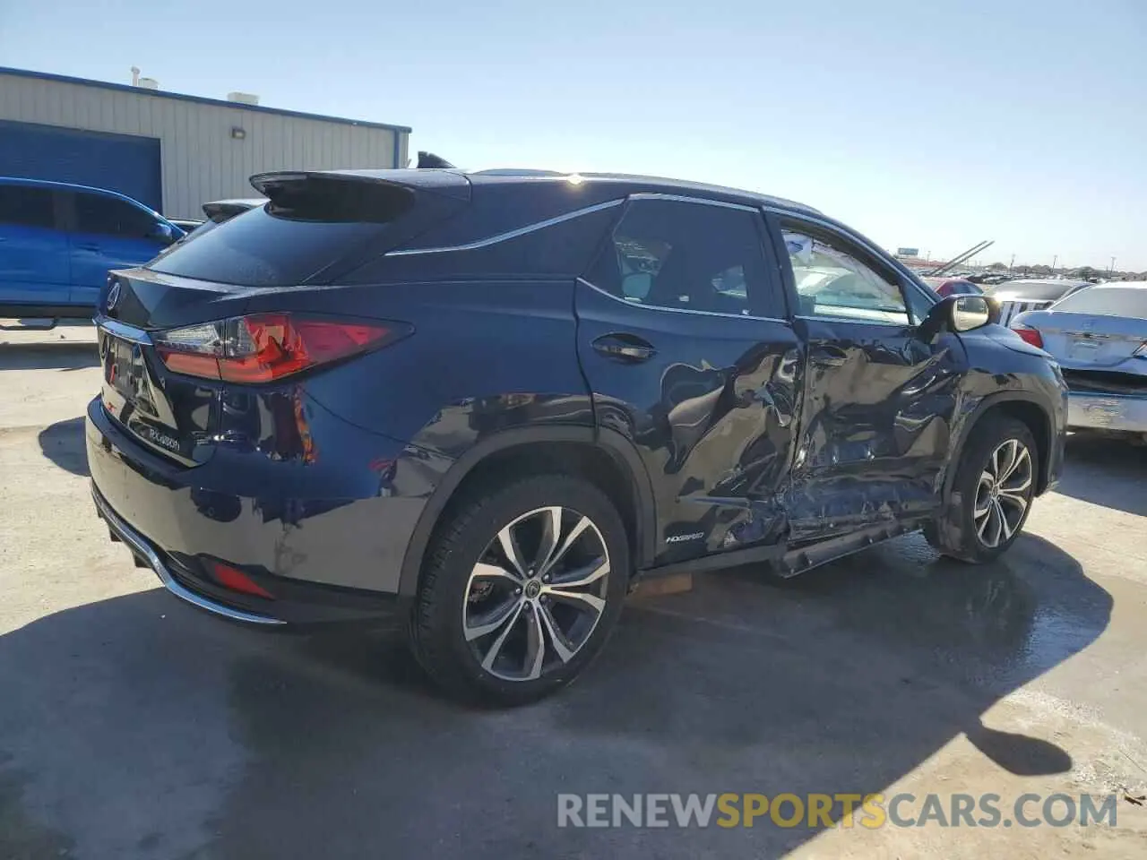 3 Photograph of a damaged car 2T2HGMDAXMC057838 LEXUS RX450 2021