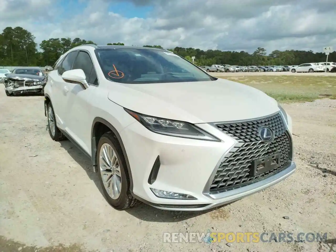 1 Photograph of a damaged car 2T2JGMDA0MC059857 LEXUS RX450 2021