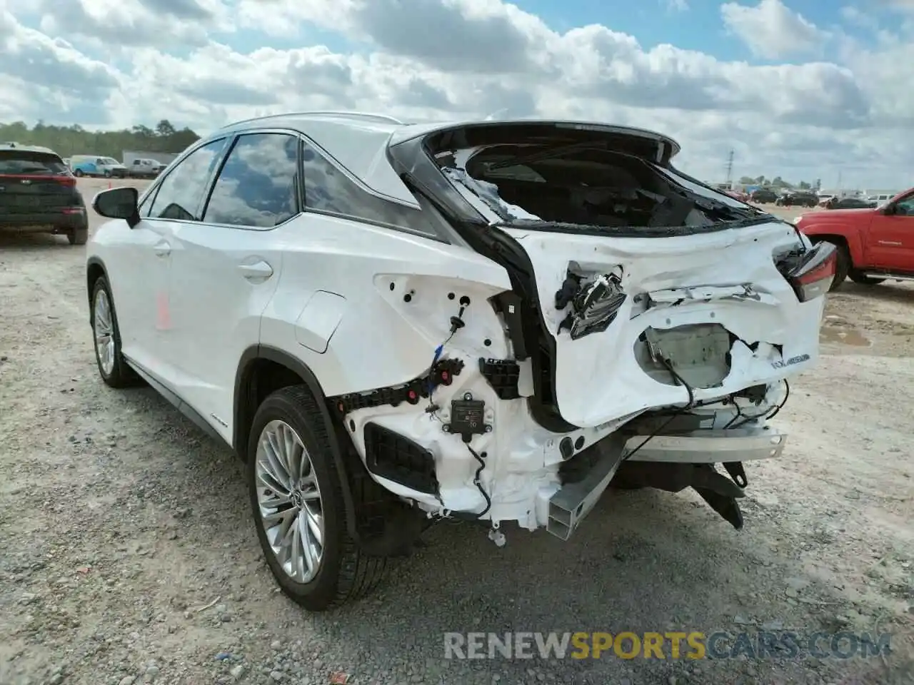 3 Photograph of a damaged car 2T2JGMDA0MC059857 LEXUS RX450 2021