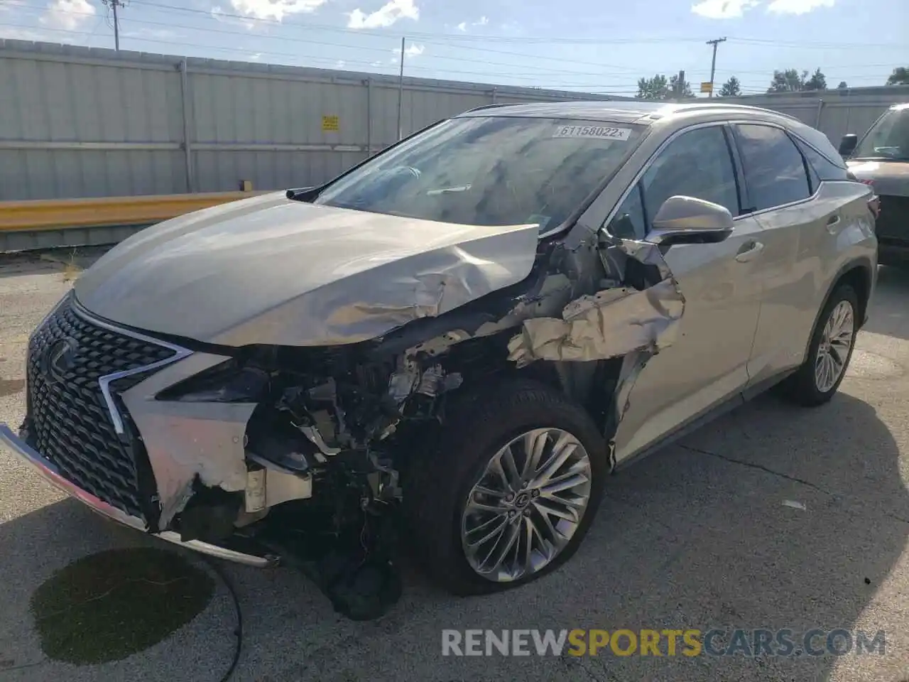 2 Photograph of a damaged car 2T2JGMDA0MC061284 LEXUS RX450 2021