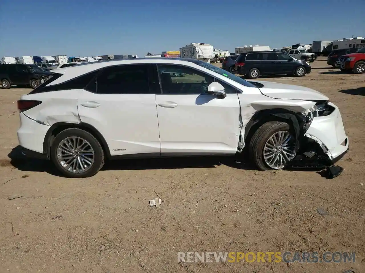 9 Photograph of a damaged car 2T2JGMDA1MC060130 LEXUS RX450 2021