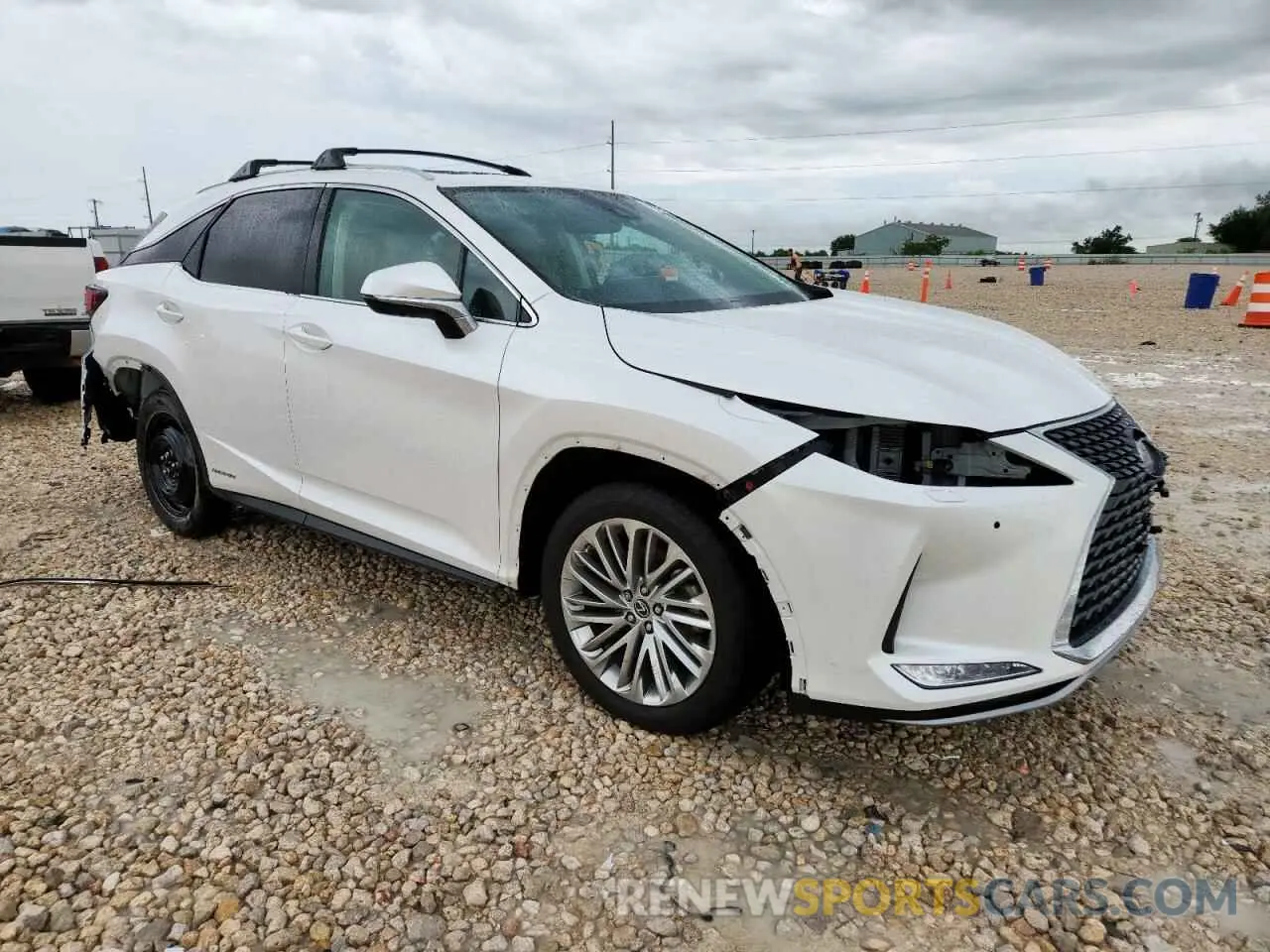 4 Photograph of a damaged car 2T2JGMDA2MC066759 LEXUS RX450 2021
