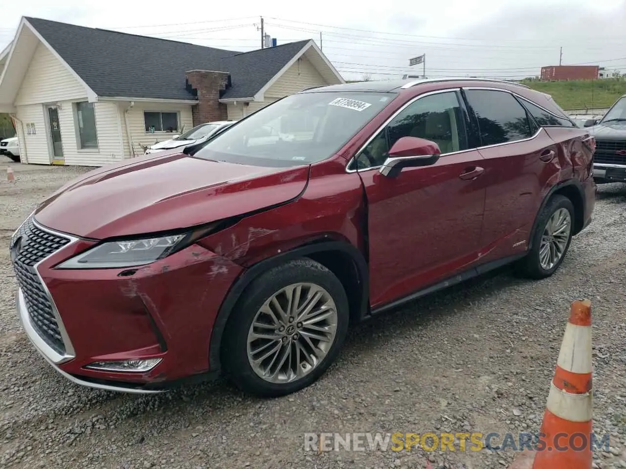 1 Photograph of a damaged car 2T2JGMDA2MC067765 LEXUS RX450 2021