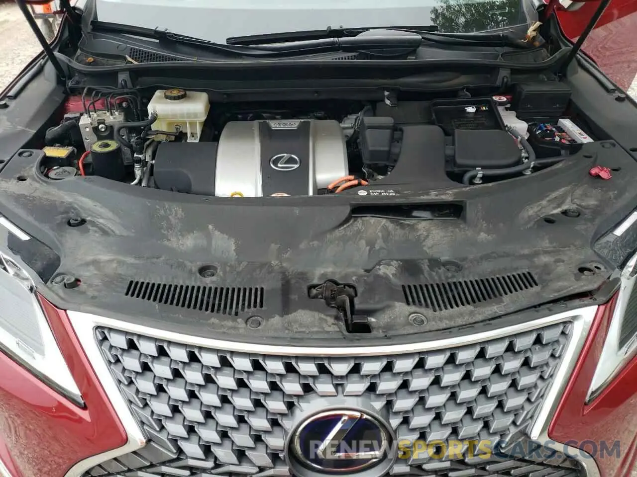 12 Photograph of a damaged car 2T2JGMDA2MC067765 LEXUS RX450 2021
