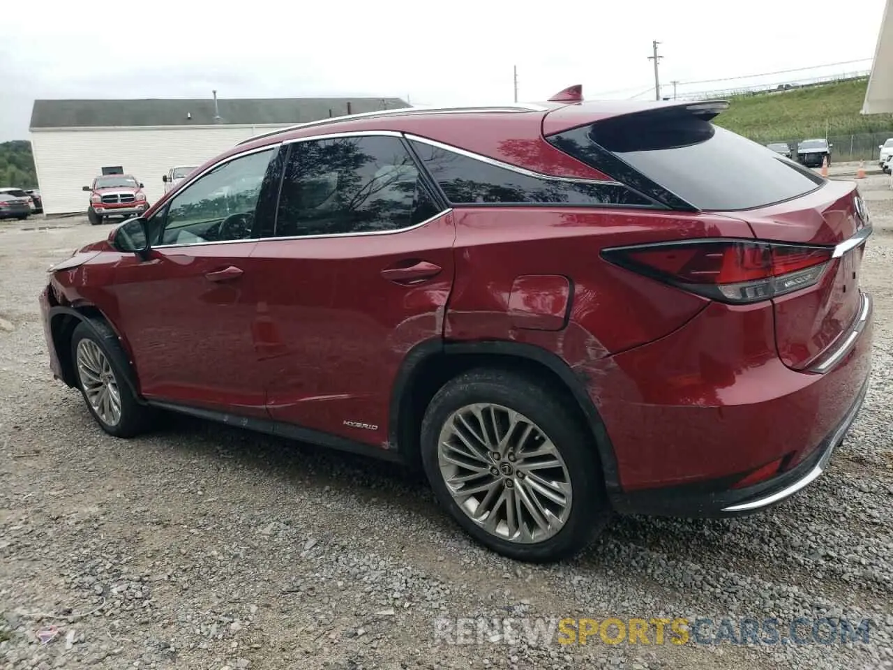 2 Photograph of a damaged car 2T2JGMDA2MC067765 LEXUS RX450 2021
