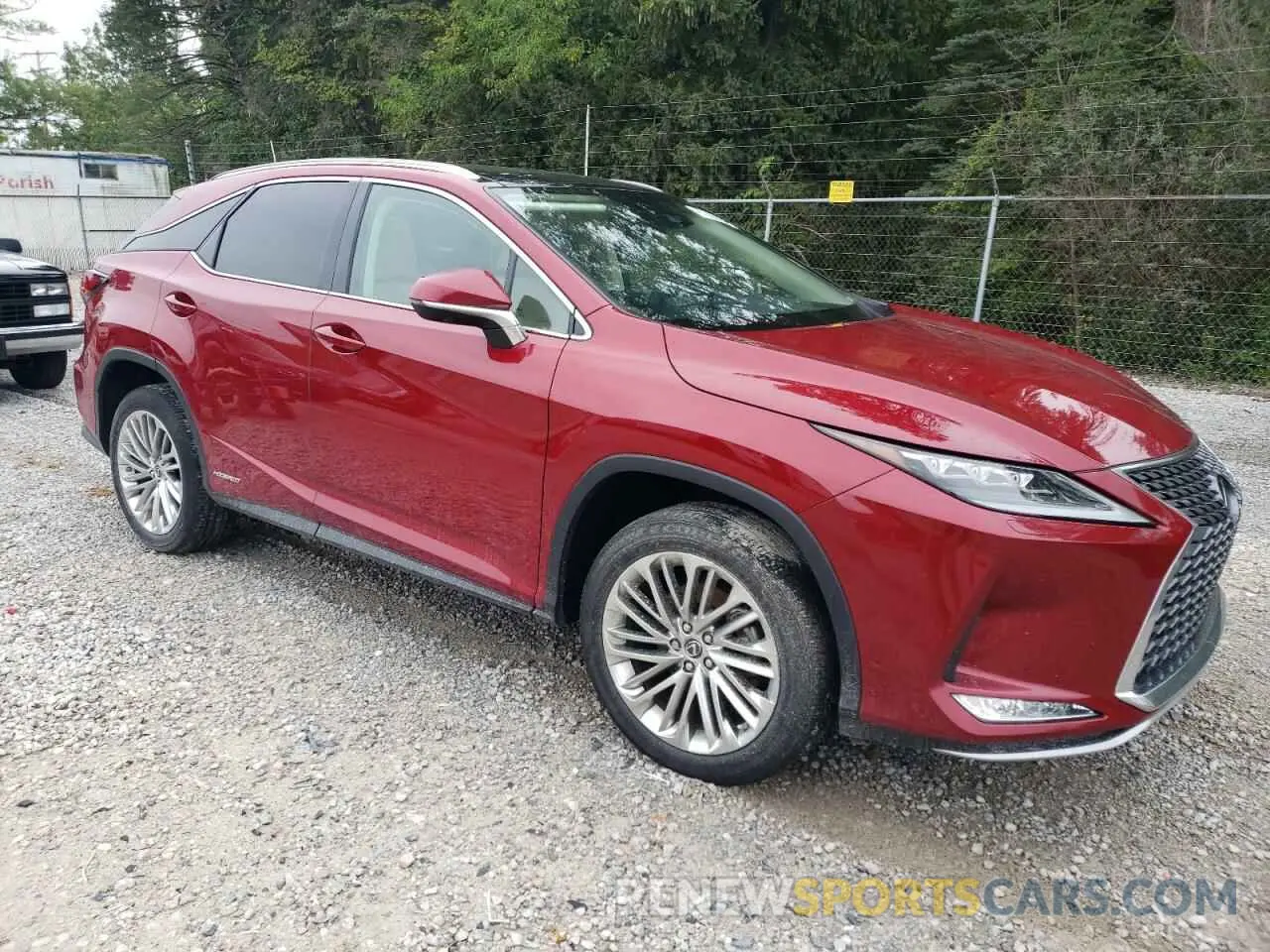 4 Photograph of a damaged car 2T2JGMDA2MC067765 LEXUS RX450 2021