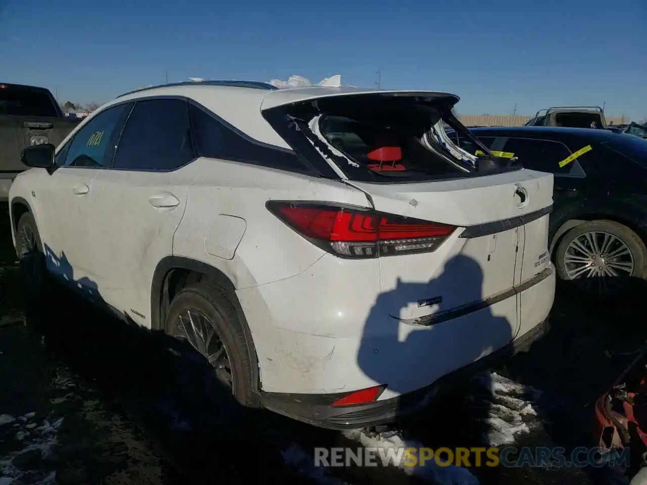 3 Photograph of a damaged car 2T2SGMDA9MC068755 LEXUS RX450 2021