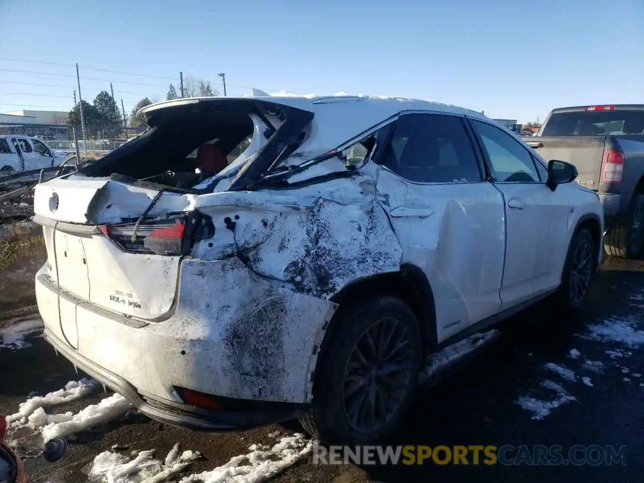 4 Photograph of a damaged car 2T2SGMDA9MC068755 LEXUS RX450 2021