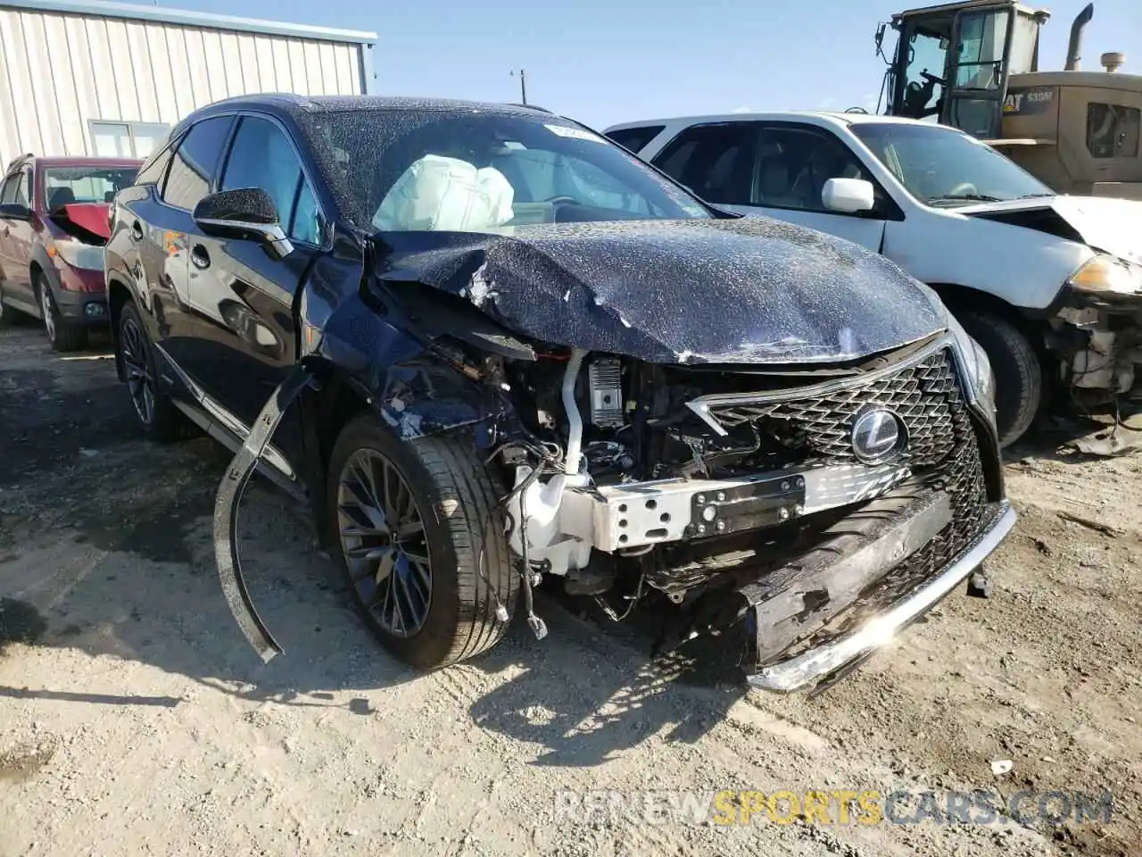 1 Photograph of a damaged car 2T2YGMDA0MC061669 LEXUS RX450 2021