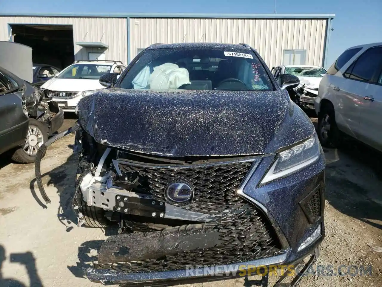 9 Photograph of a damaged car 2T2YGMDA0MC061669 LEXUS RX450 2021