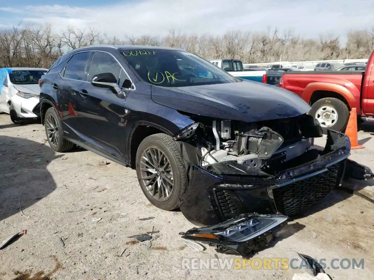 1 Photograph of a damaged car 2T2YGMDA2MC064217 LEXUS RX450 2021