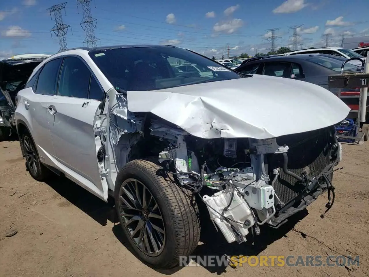 4 Photograph of a damaged car 2T2YGMDA8MC070118 LEXUS RX450 2021