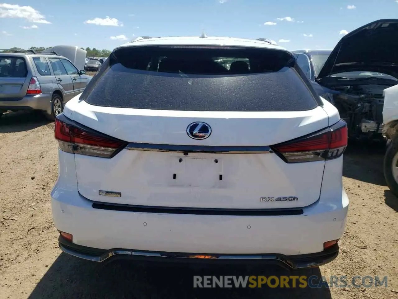 6 Photograph of a damaged car 2T2YGMDA8MC070118 LEXUS RX450 2021