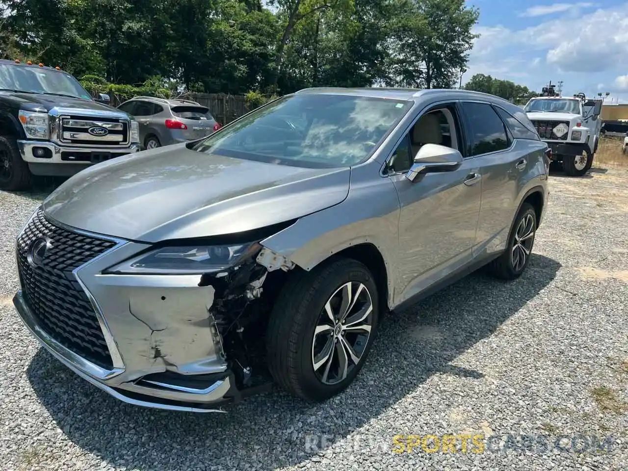 2 Photograph of a damaged car JTJHGKFA1M2019920 LEXUS RX450 2021