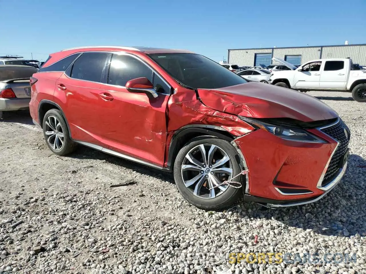 4 Photograph of a damaged car JTJHGKFA1M2021389 LEXUS RX450 2021