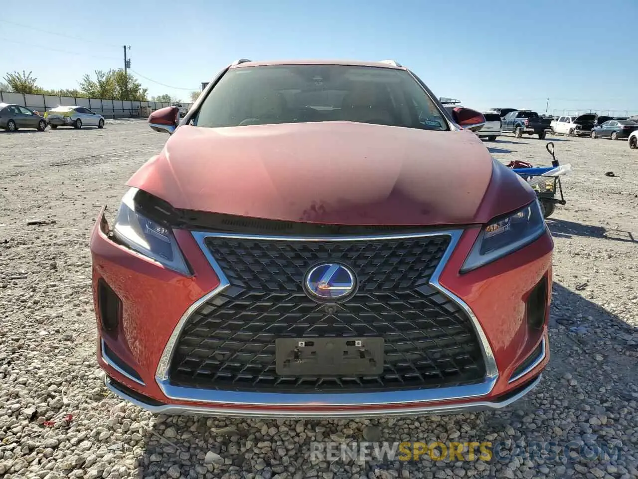 5 Photograph of a damaged car JTJHGKFA1M2021389 LEXUS RX450 2021