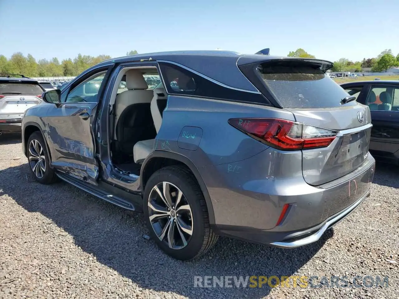 2 Photograph of a damaged car JTJHGKFA7M2020683 LEXUS RX450 2021